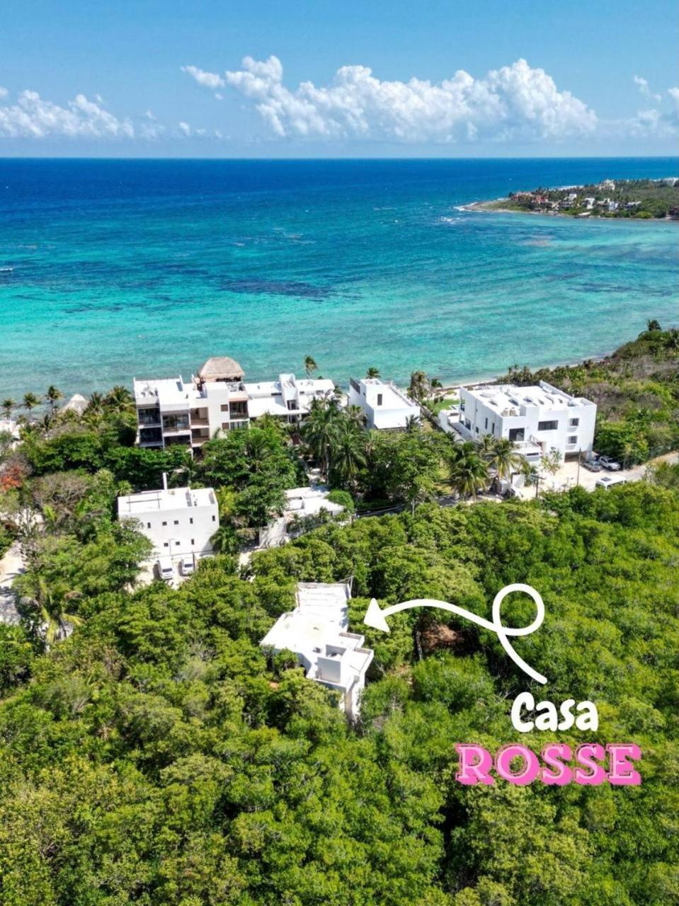 Вилла Casa Rosse Тулум Экстерьер фото